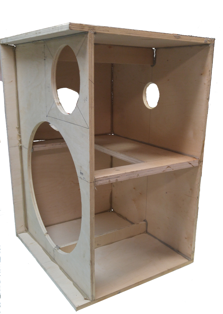 bass guitar cabinet design