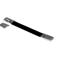 Chrome tip Strap handle