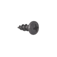 1x8 Pan Head Metal Screw Black